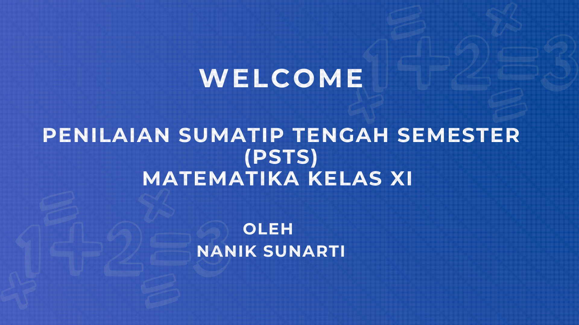 PSTS MTK GENAP XI 2025/2026