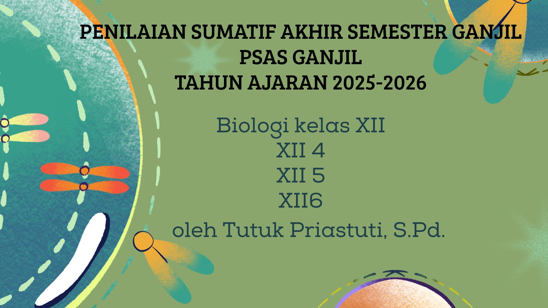 PSAS GANJIL BIOLOGI KELAS XII 