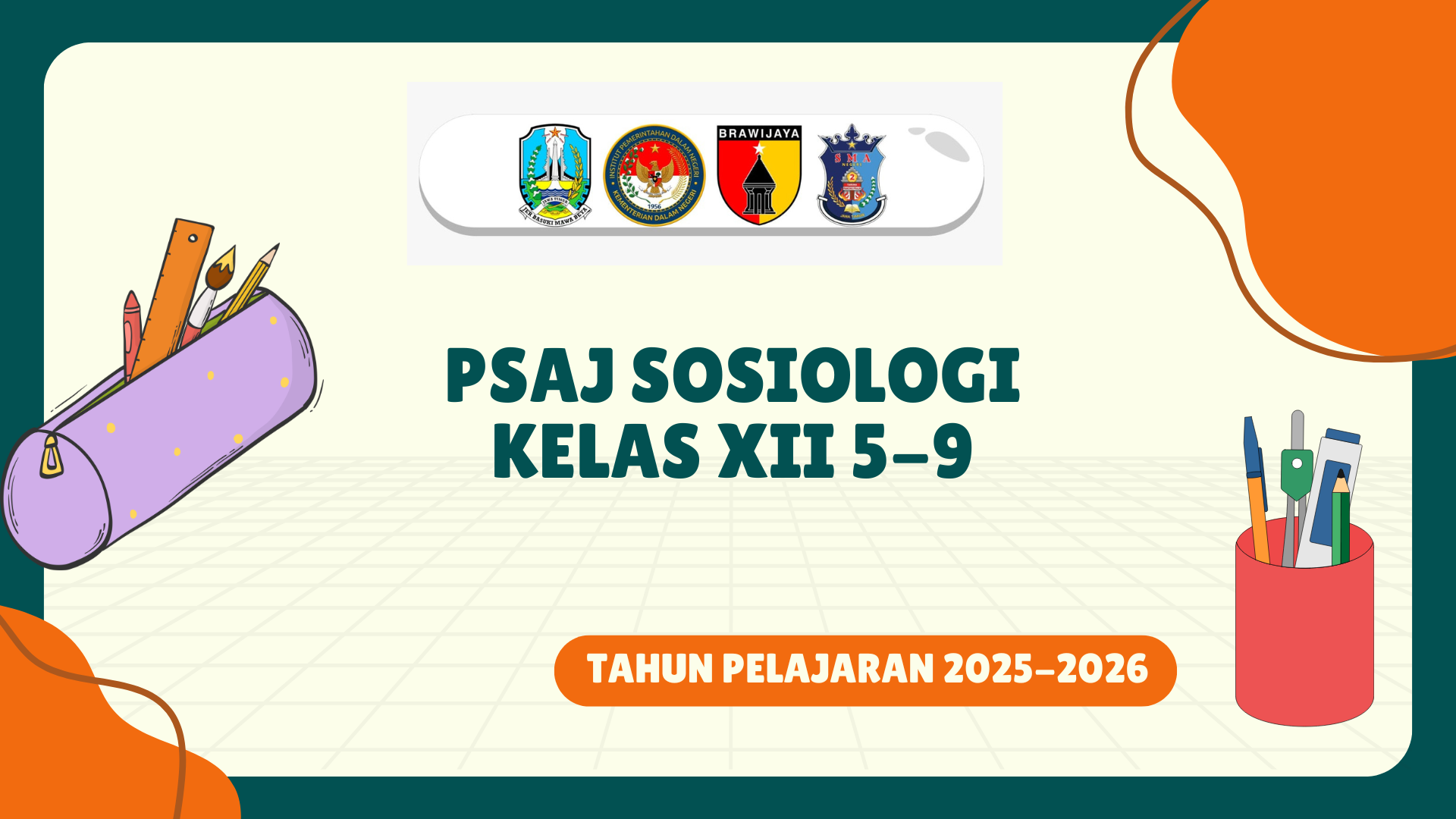 PSAJ MAPEL SOSIOLOGI KELAS XII 2025/2026